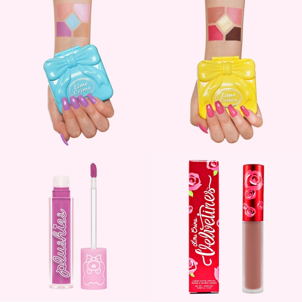 LIME CRIME 4 Piece Makeup Bundle